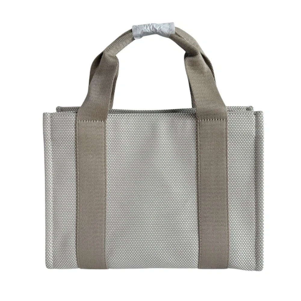 Lululemon Two Tone Mini Canvas Tote - Mojave Tan and Light Ivory - Picture 2 of 8